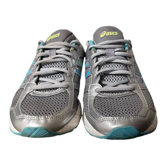 ASIC Gel Contend 4 Womens Running Sneakers Size 8.5 Silver - Picture 2 of 7